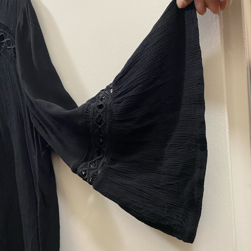 Knox Rose Boho Whimsygoth Top Lot 3 Embroidered Kimono Blouses M/L - Picture 5 of 13